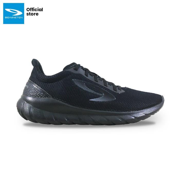 Ortuseight Sports - 910 Nineten Yasha Sepatu Sportstyle - Hitam / Hitam Casual Running