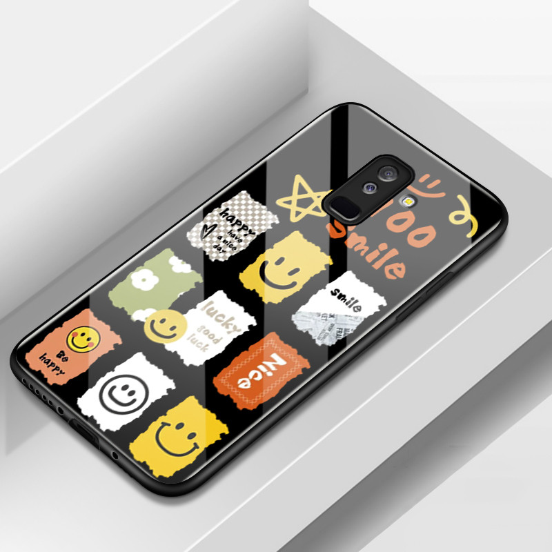 Casing Hp Untuk Samsung A6+ 2018 J8 2018 J6 Plus 2018 J6 Prime Case Stiker Warna-warni Anti Gores Ka