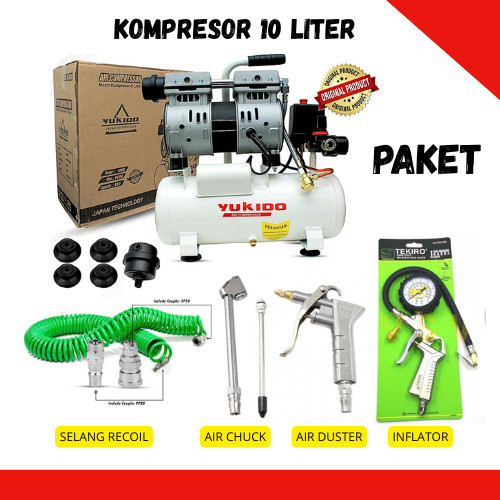 PROMO PAKET MESIN KOMPRESOR LISTRIK MERK LAKONI 9S/ KOMPRESOR LISTRIK MINI - KOMPRESOR SILENT TANPA 