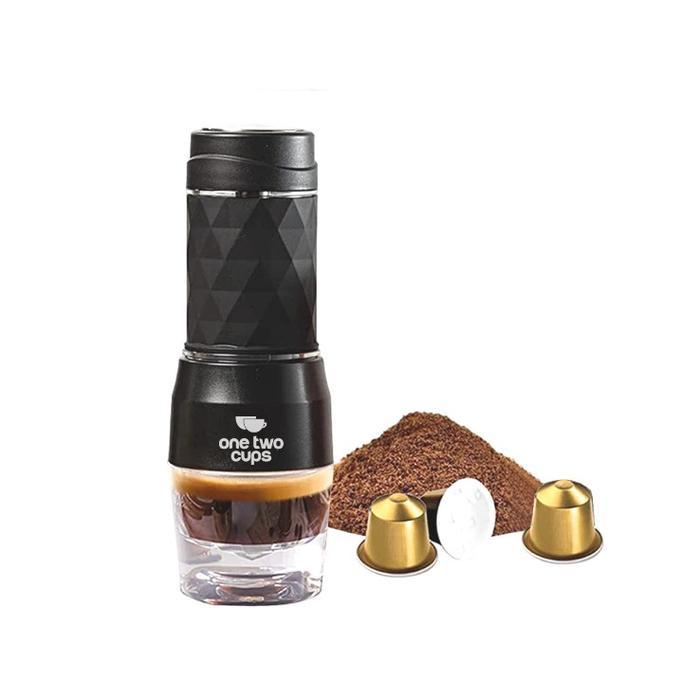 Promo Alat Kopi One Two Cups Hand Press Mini Espresso Coffee Maker - Hs-8439