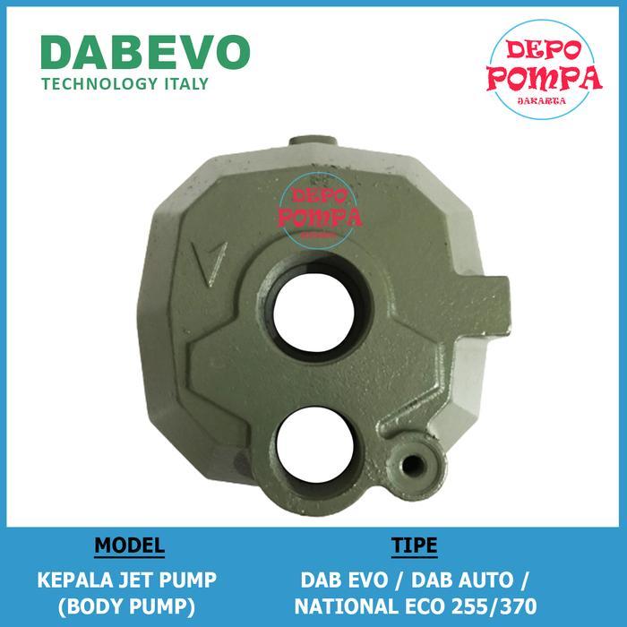 Ready New Kepala Jet Pump / Body Pump Pompa Jet Pump DABEVO NATIONAL 255/370