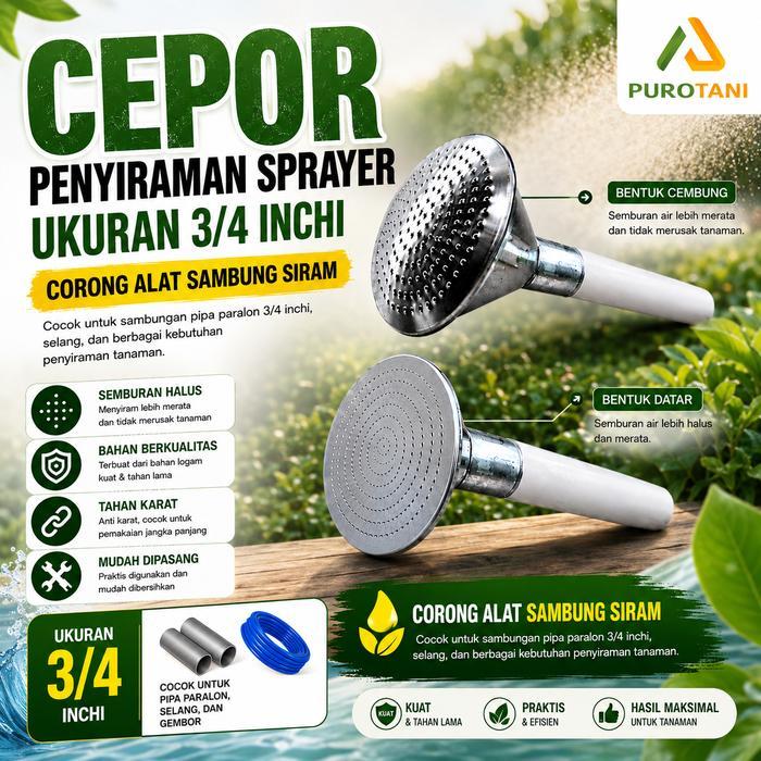 Cepor Sprayer cepor penyiram bawang Pipa 3 per 4 Inch