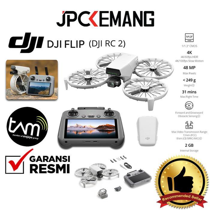 DJI Flip with DJI RC 2 Drone Camera DJI Drone Garansi Resmi