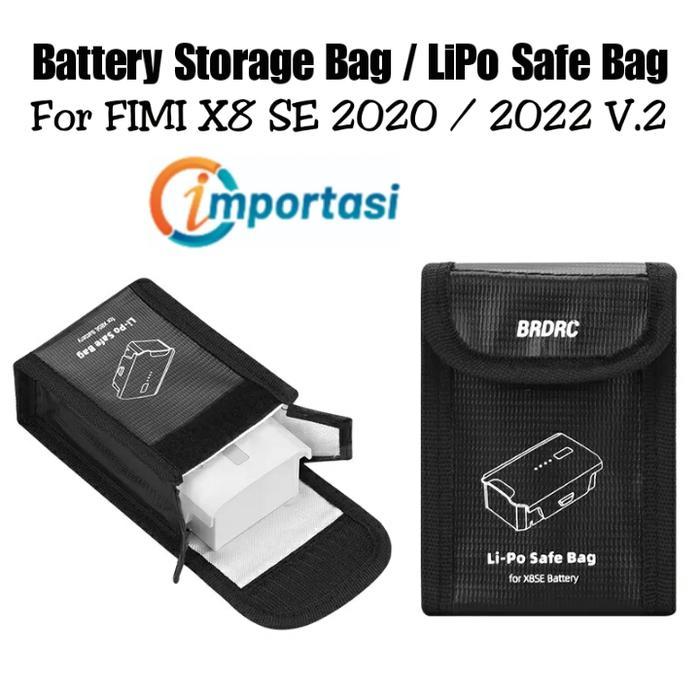 Battery Storage Bag FIMI X8 SE 2020 2022 V2 Tas Baterai LiPo Batere