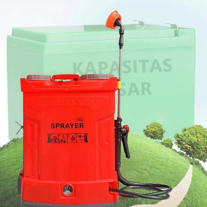 Semprotan Elektrik Semprotan Manual Tangki Semprot Pertanian Alat Semprot Tanaman Kapasitas 18 Liter