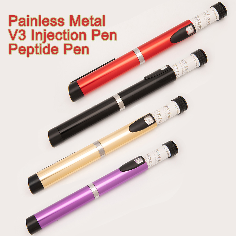 Metal Insulin Pen V3 Injection Peptide Pen Syringe Refillable Insulin Pen Syringe Pen for Insulin