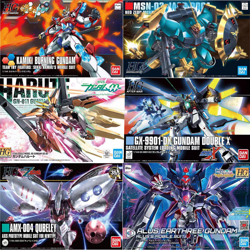 Bandai HG series Wing Seraphim GUEL S DILANZA WING ZERO yars Chad Doga Harute Star Burning AMX-004
