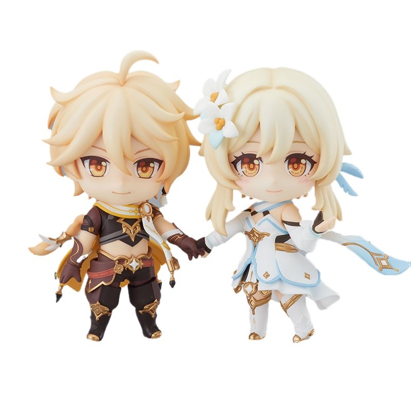 Stok Genuine Venti Aether Lumine 1717 1718 10m Travel PV el Toys Doll