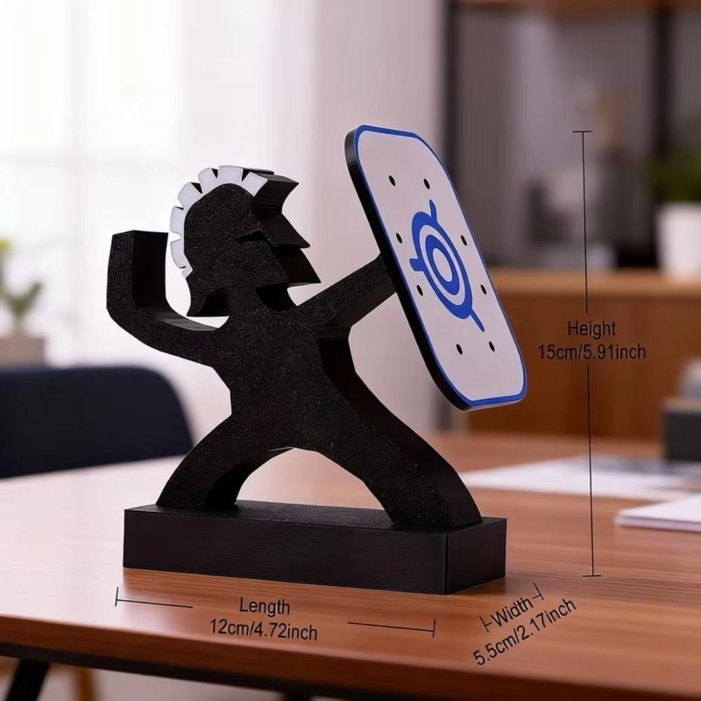 9Slot Spartan Dart Storage Holder Room Decor PLA Material 3D Printed Figures Display Stand