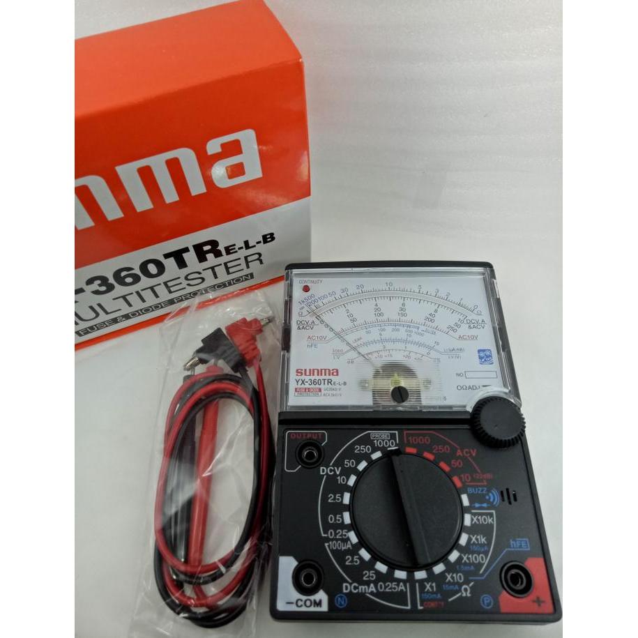 RELMARAMA MultiTester SUNWA YX360TR / Multi tester / Avometer Analog Sunwa