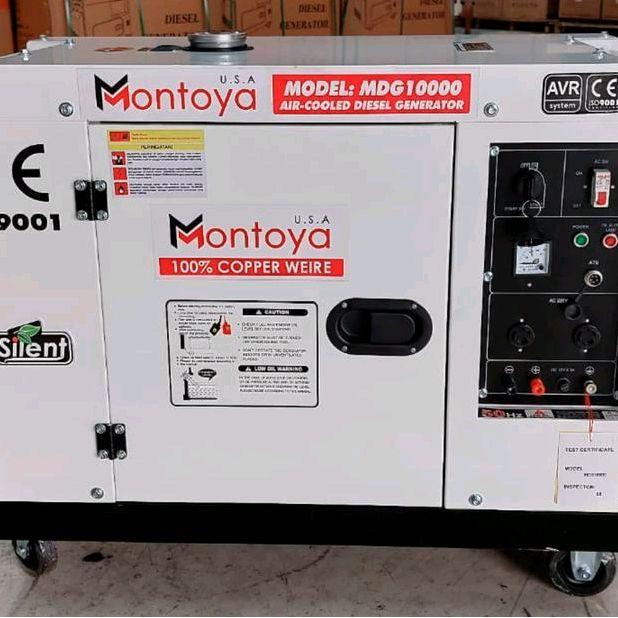 Genset solar silent 10 kva MONTOYA 7500 watt 100% tembaga MDG 10000