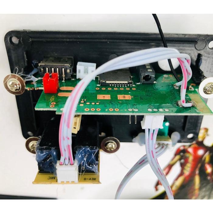 (F15E/] DIY KIT MODUL MP3 BLUETOOTH LCD / SET MODULE MP3 BLUETOOTH MODUL+SPEAKER+BATERAI NO.5 /
