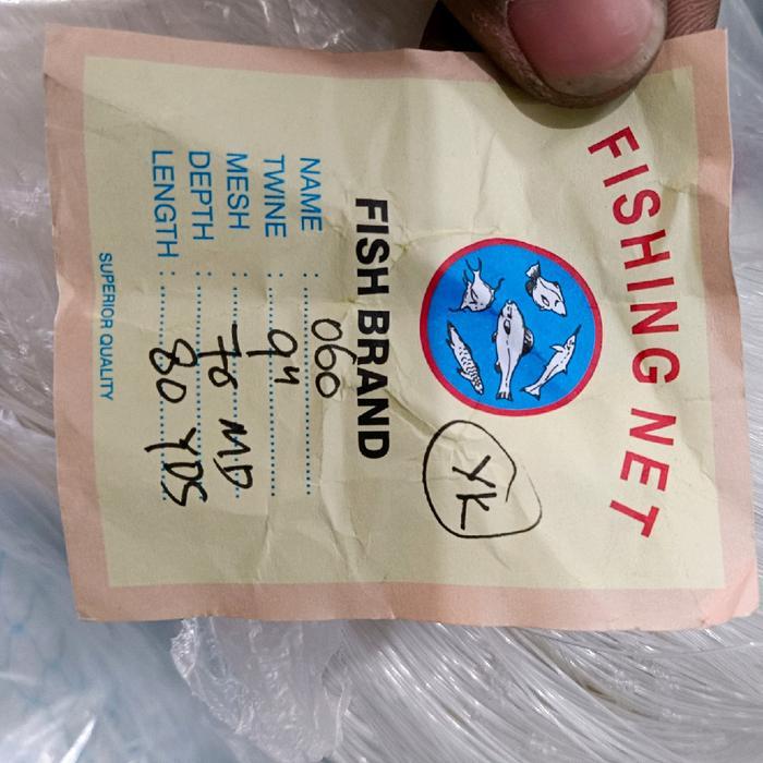 READY JARING IKAN BESAR 9 inchi 0.60 70md/80yds YOKO jaring ikan hiu ikan tuna ikan kakap jaring