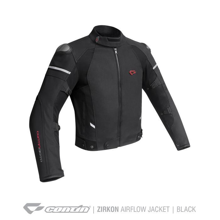 READY Jaket Contin Zirkon Facelift Black Jaket Motor Contin