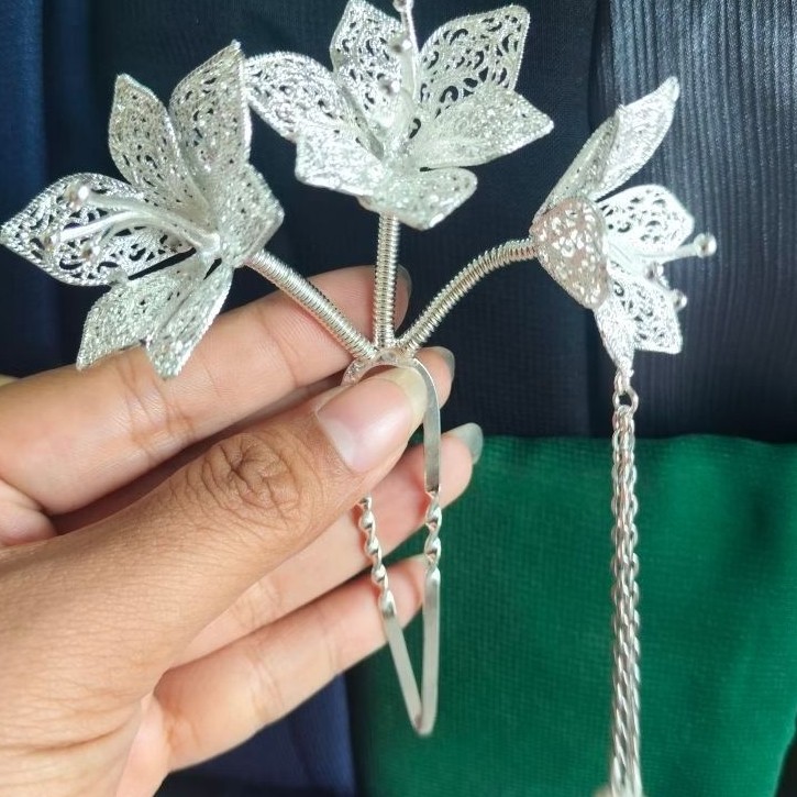 Cucuk Konde Kombinasi Lapis Emas / Tusuk Konde