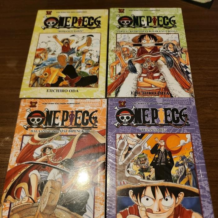 Komik One Piece Set Vol 1-4 Segel Ori