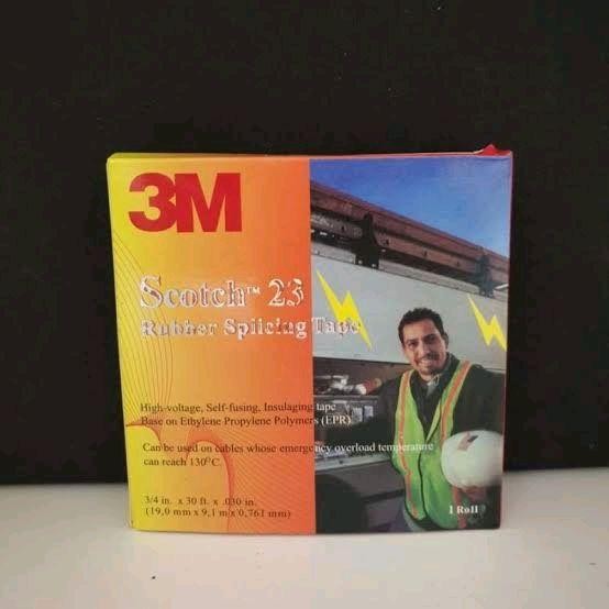 ISOLASI KARET LISTRIK TAPE 3M SCOTCH 23 RUBBER