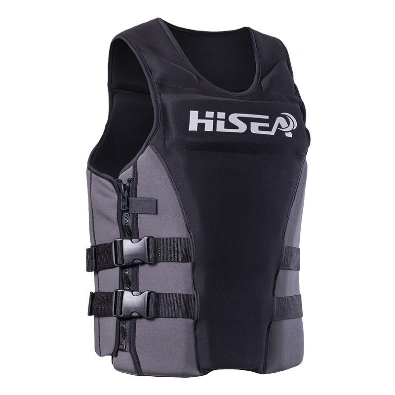 Hisea Neoprene Profession Life Vest Men Women Life Jacket Buoyancy Lifejacket Fishing Surfing Life