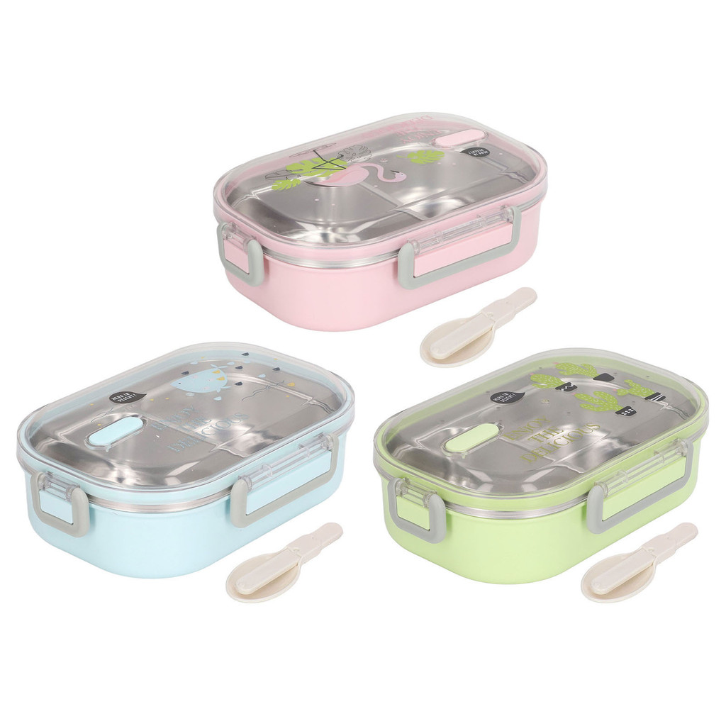 Thermal Insulation Lunch Box Stainless Steel Lunch Box Compartment Liner Japanese Style Leak Proof