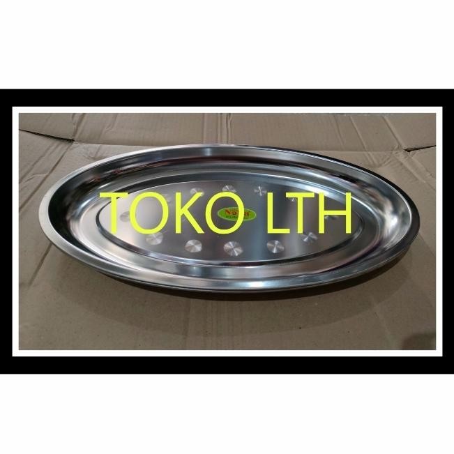 PIRING SAJI OVAL STAINLESS 40 CM LODOR