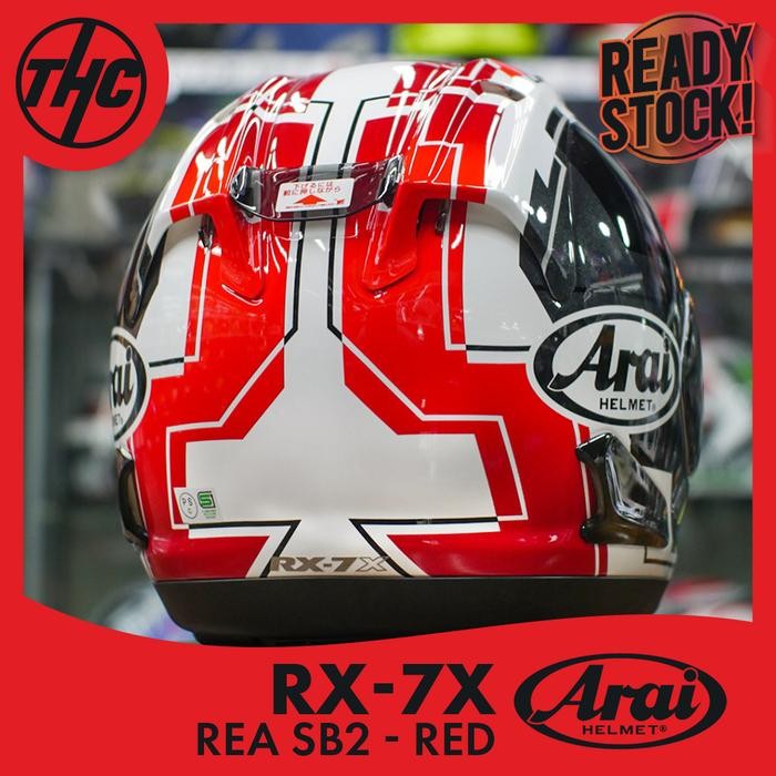 Ara1 Rx-7X Rea Sb2 Full Face Helmet Sb 2 Rea Red Original
