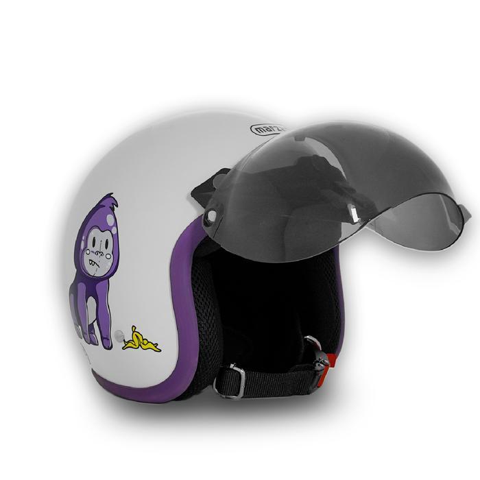 ORIGINAL Marzano Helm Anak Retro Bogo Kids Series Ba Kong READY STOCK