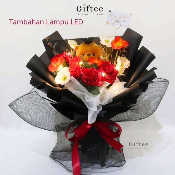 ASLI BUKET BUNGA CALENDULA FLOWER BOUQUET ARTIFICIAL BISA KIRIM LUAR KOTA BUCKET PALSU BUATAN AWET