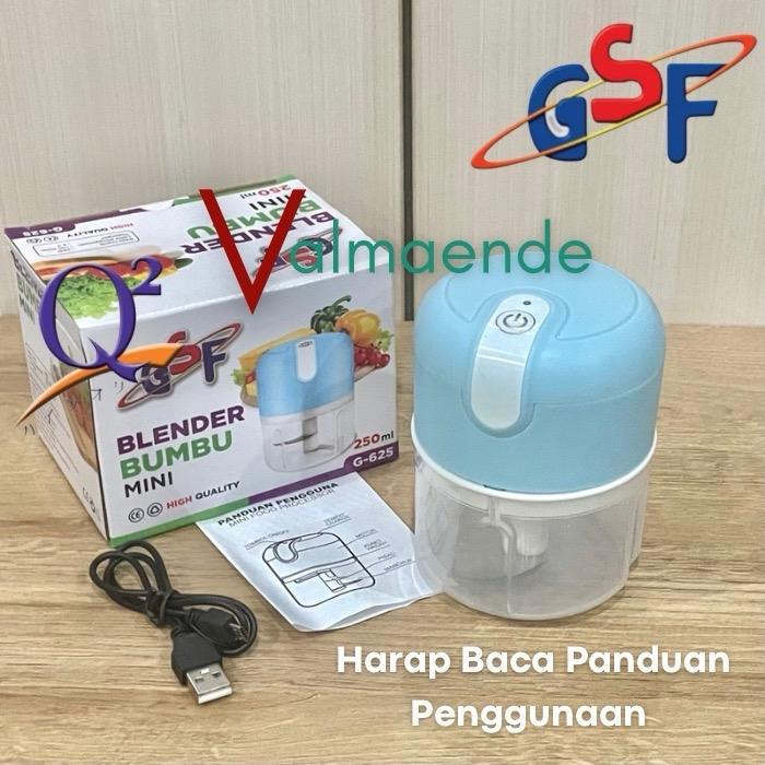 Blender Bumbu Daging Chopper Listrik Mata Pisau Stainless Steel Sus 304 Blender Kapsul Gsf 625