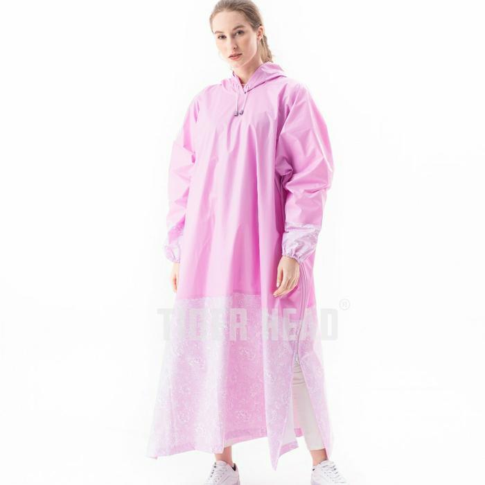 jas hujan gamis aisha tiger head