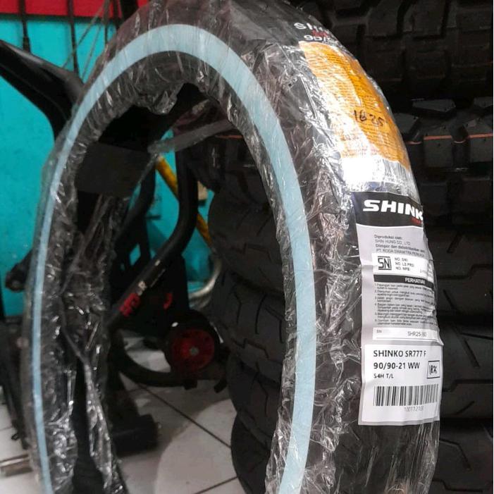 Shinko SR777 90/90-21 WW whitewall ban harley