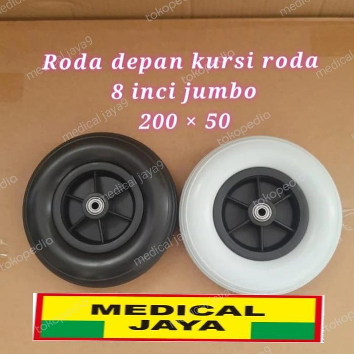 PROMO Ban Kursi Roda Elektrik Big-Size Skuter Ban mati Roda depan Uk. 200x50