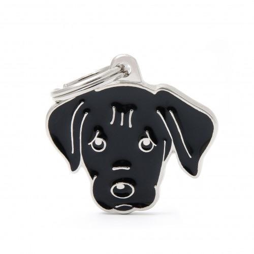 Myfamily Id Tag - Black Labrador Id Dog Tag Personalized Cat Dog Tag