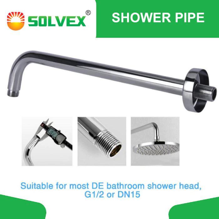 Onda Plumbing - Solvex Shower Pipe Tiang Wall Shower Pipa Dinding Tembok 30