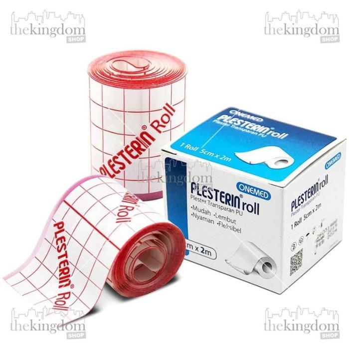 svrt- Onemed Plesterin Roll Transparan Pu Plester Luka Plaster P3K Perban Rol Anti Air