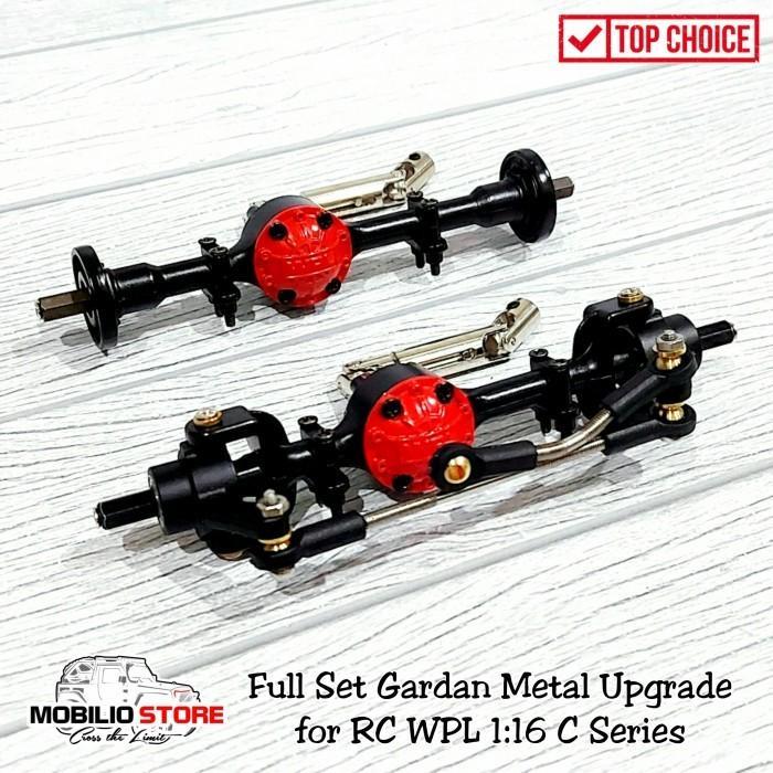 Full Set Gardan Metal Upgrade Axle Shaft Part Rc Mini Wpl 1:16 Offroad