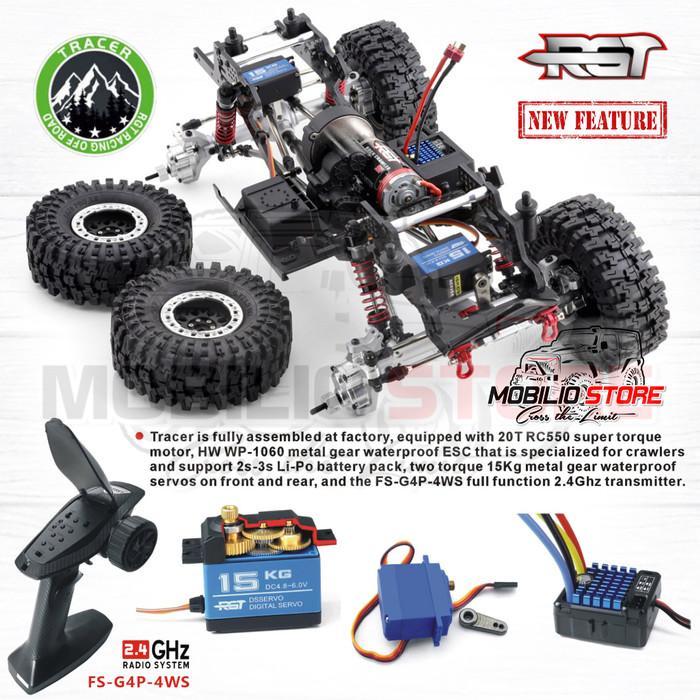 Rgt Ex86180 Pro Tracer 4Ws 4X4 Rtr 1/10 Scale Rc Rock Crawler Off-Road Remote Control