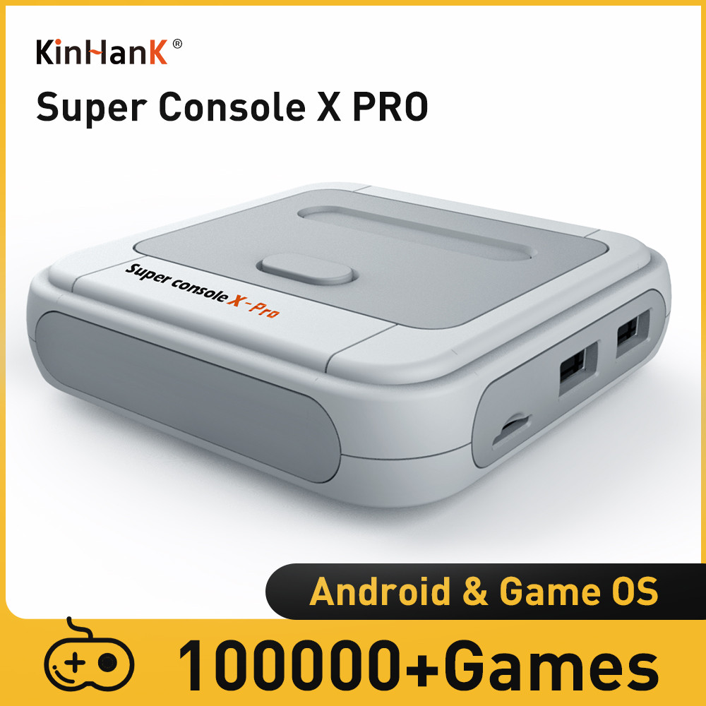 KINHANK Super Console X Pro Retro Game Console Support 70 Emulators
