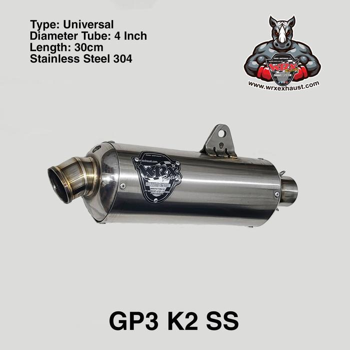 ASLI Knalpot WRX GP3 SS K150 CBR150Fi READY STOCK