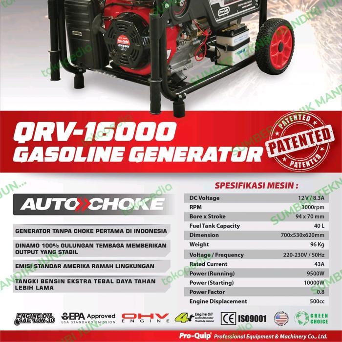 Genset Qrv16000 Proquip Ready