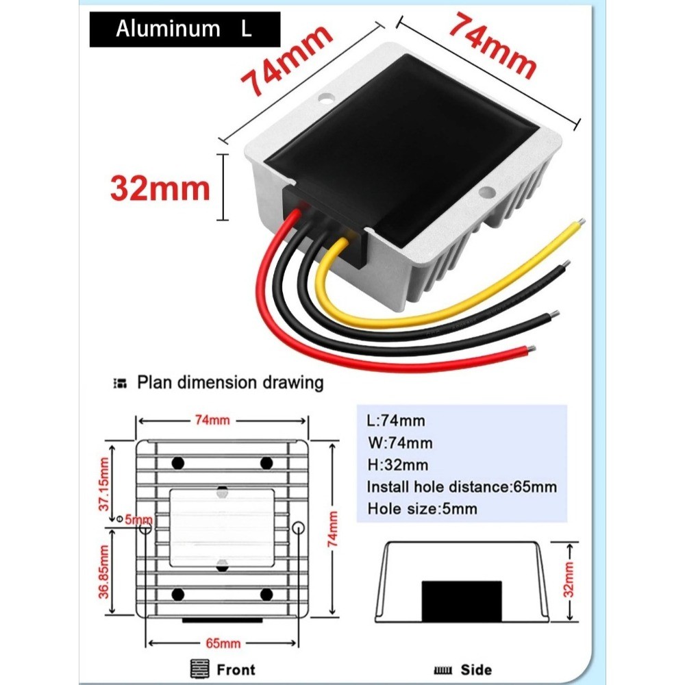 DC 8-40V TO DC 12V 3A 6A 10A 15A 20A 25A 30A BOOST BUCK POWER CONVERTER VOLTAGE STABILIZER REGULATOR