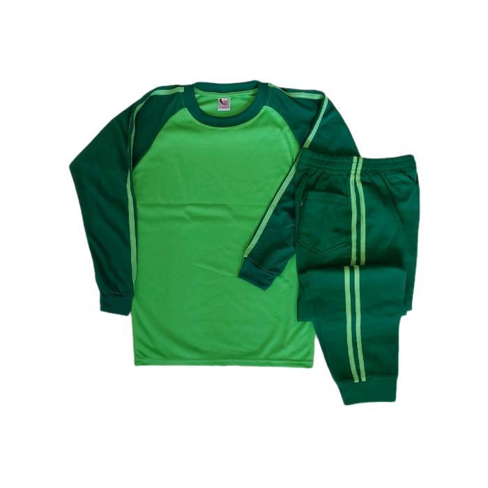 7lc9- Seragam Olahraga Premium Sd/Smp/Sma Satu Set Baju Dan Celana Olahraga Anak Sekolah