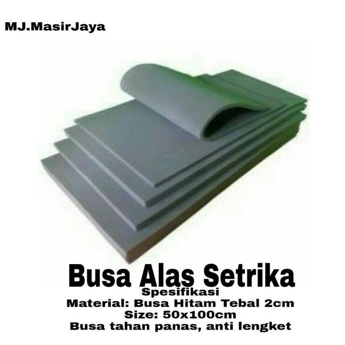 Hitam Busa Alas Tatakan Setrika anti Lengket Alas Setrika