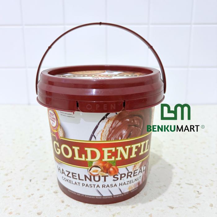 swwf- Goldenfil Hazelnut Spread 1 Kg Selai Hazelnut Spread Goldenfil
