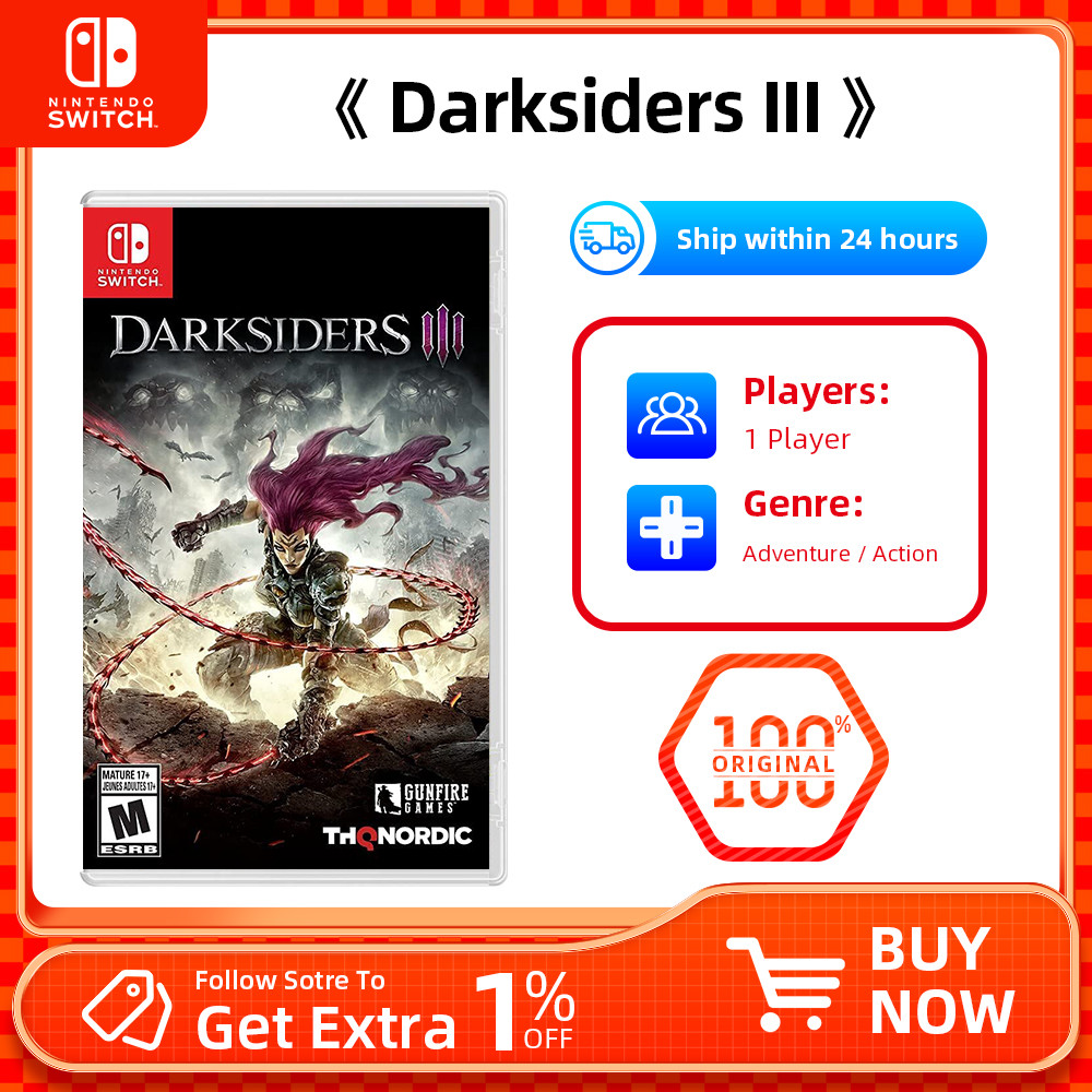 Switch Game - Darksiders 3 - for Switch OLED Switch Lite Switch Game Card Physical