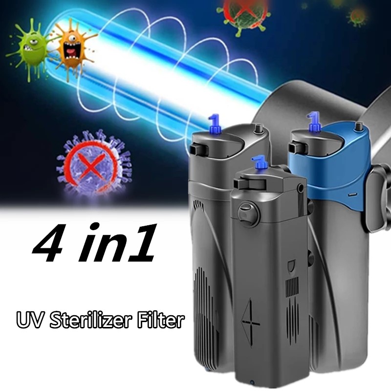 sunsun Aquarium UV Sterilizer fish tank UV Lamp ultraviolet filter Pump uv lamp for fish aquarium uv