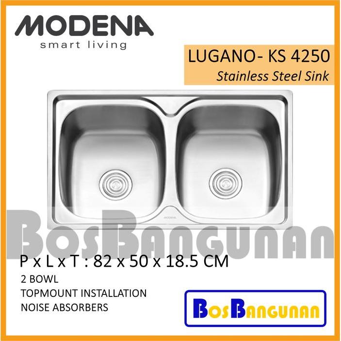 SALE Bak Cuci Piring Stainless MODENA KS4250 / MODENA Sink KS 4250 / Stainless Sink MODENA / Bak