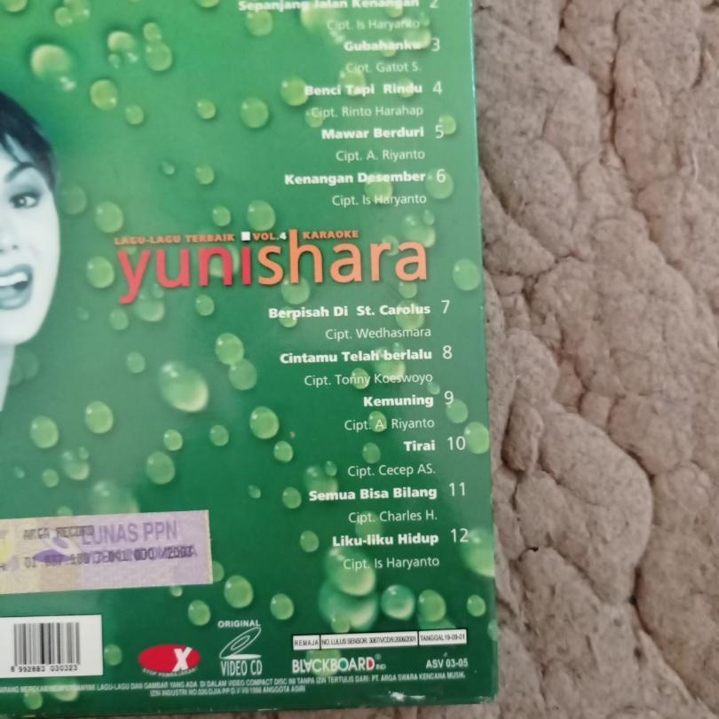 VCD original Yuni Shara lagu-lagu terbaik karaoke Bekas