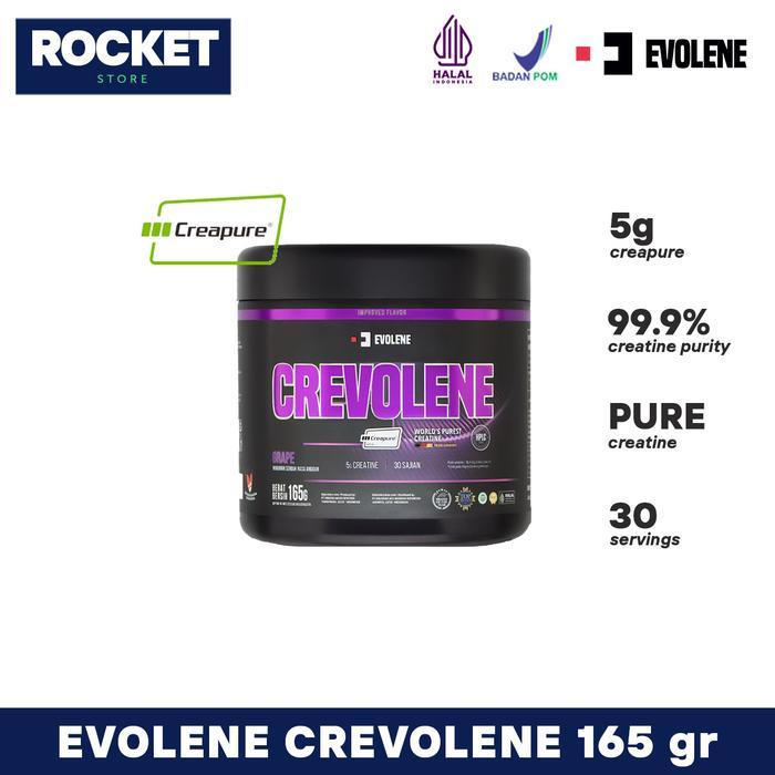 Evolene Crevolene Creapure & Crevolene Monohydrate - Suplemen Fitness Creatine #Gratisongkir
