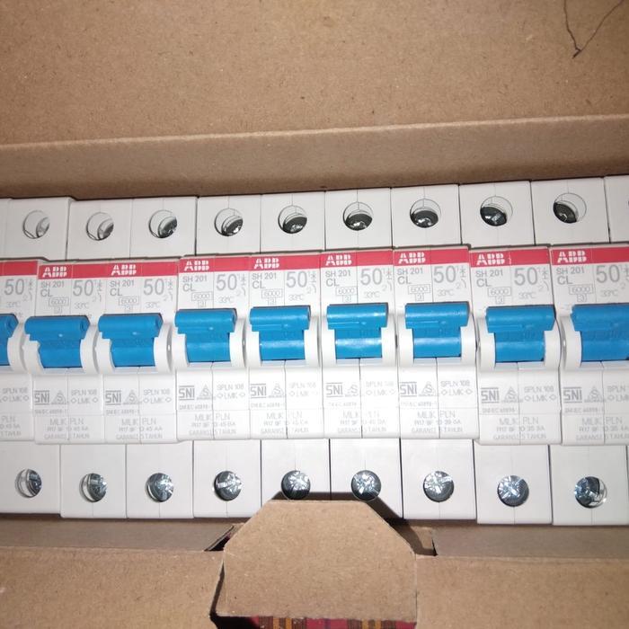 PROMO MCB ABB 50 AMPERE ORIGINAL PLN