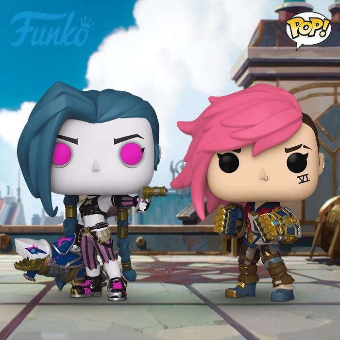 HOT SALE FUNKO POP ORIGINAL LEAGUE OF LEGENDS ANIME FIGURE LOL JINX VI CAITLYN MEL VIKTOR ACTION